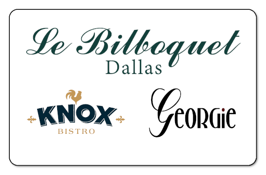 Le Bibloquet logo, On Top Knox logo over white background